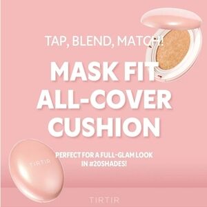 TIRTIR All Cover Pink Cushion Korean Cushion Foundation 13N Fair Ivory Full Size